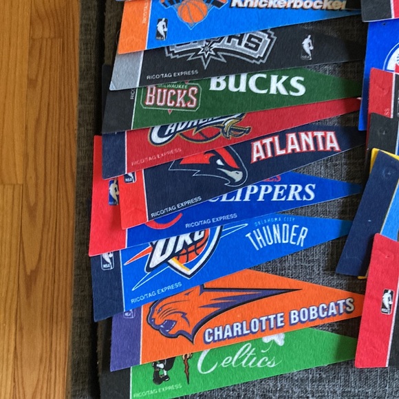 Mini basketball felt flags - Picture 3 of 9